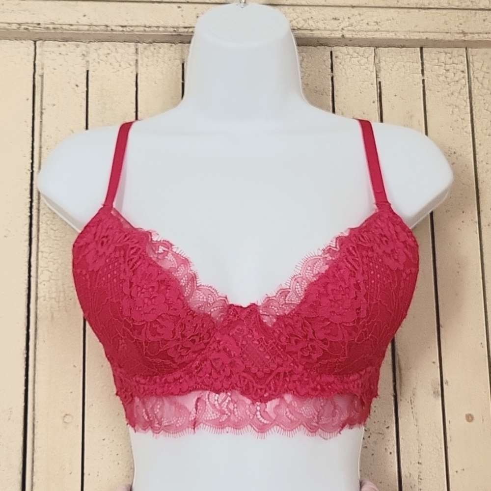 H&M pink lace bra